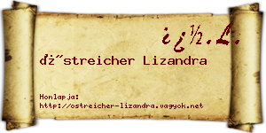 Östreicher Lizandra névjegykártya
